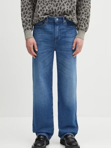 Džíny Lacoste modré