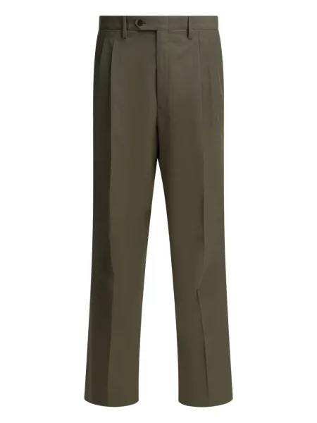 Pantaloni Prada plisate verde