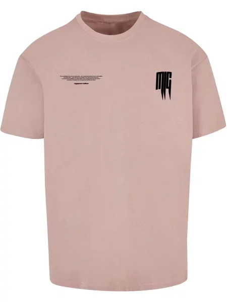 MJ Gonzales Tricou lila / roz pal / negru alb
