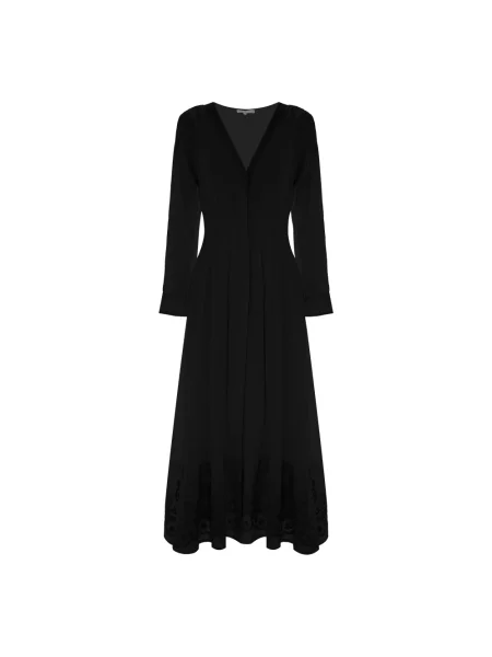 Sukienka Kocca z dekoltem w serek czarna