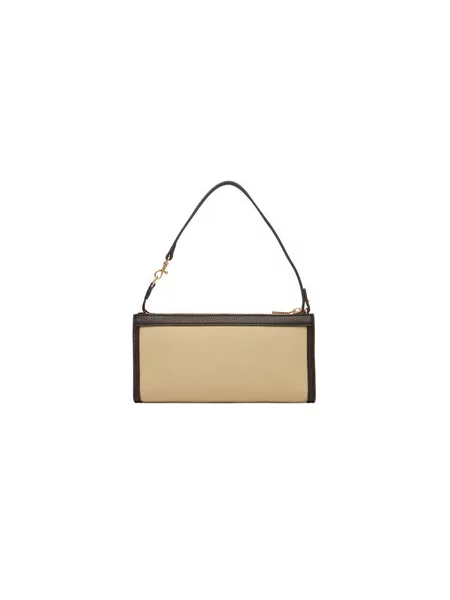 Calvin Klein Kabelka Ck Canvas Convertible Pouch Béžová zelená