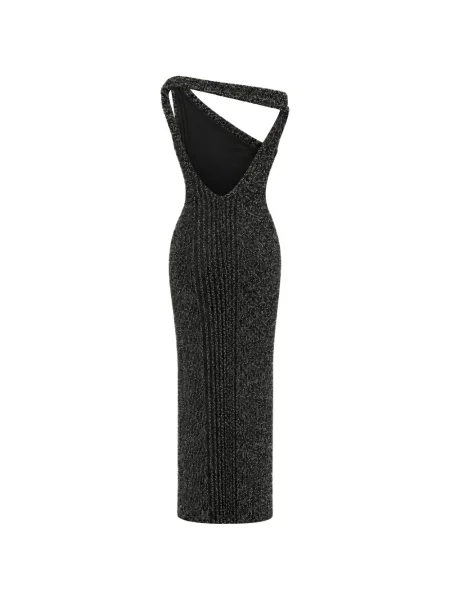 Lung rochie Missoni cu paiete cu un umăr gol negru