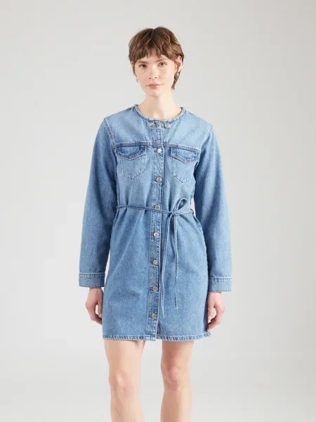ONLY Rochie tip bluză ONLMINNIE denim albastru