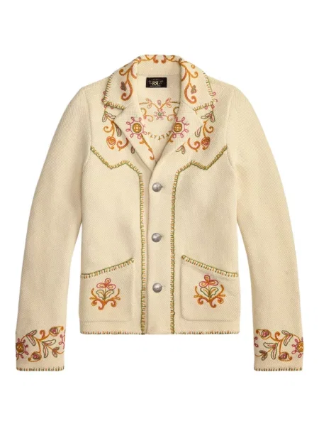 Haftowana marynarka Ralph Lauren Rrl w kwiatki