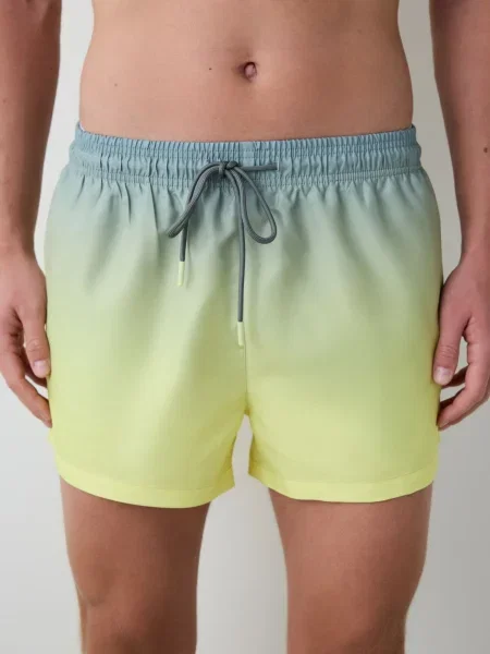Penti Plavecké šortky PENTI Herren-Badeshorts mit Farbverlauf und Streifen mix barev