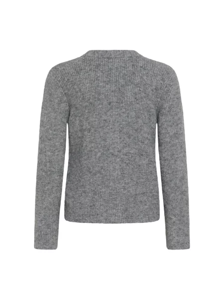 Dzianinowy sweter Kaffe szary