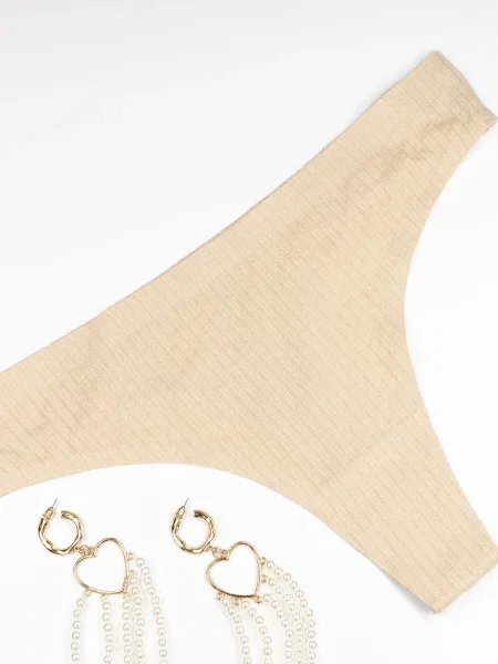 ISSA Plus Труси Бежевий без підкладки