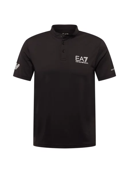 Emporio Armani Tricou funcțional negru alb