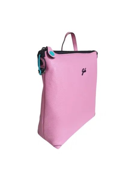 Plecak Gabs skórzany różowy