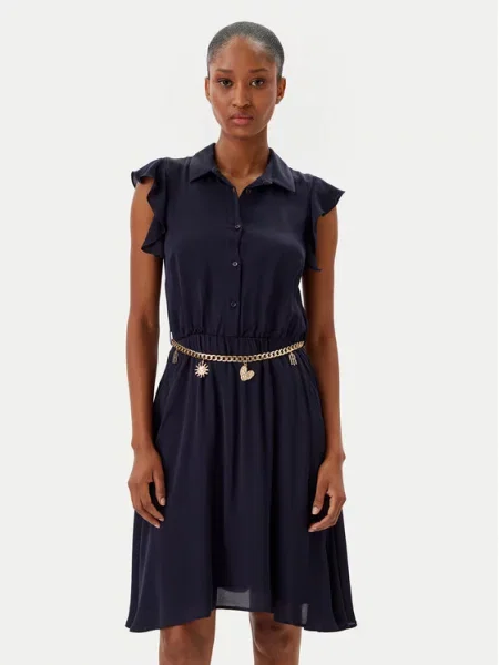 Vsakodnevna obleka Fracomina modra