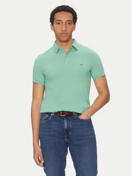 Tommy Hilfiger Polokošeľa zelená