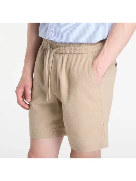 Šortky z materiálu Tommy Hilfiger béžové