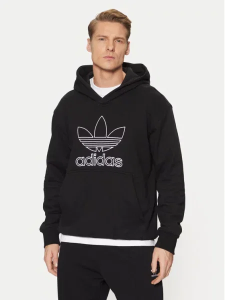 Adidas Mikina adicolor Outline Trefoil černá