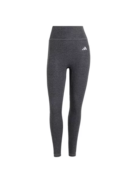 ADIDAS PERFORMANCE Sportovní kalhoty Optime Essentials šedý melír bílá