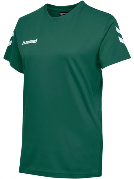 Koszulka sportowa z krótkim rękawem Hummel hmlGO cotton zielona
