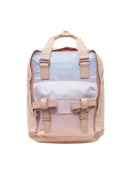 Doughnut plecak Macaroon Mini Sky x Ribbon pomarańczowy mały wzorzysty beżowy