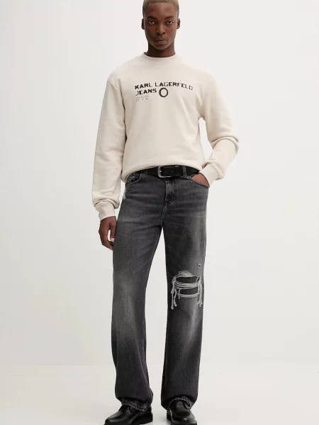 Pulover Karl Lagerfeld Jeans bež