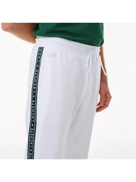 Спортивные штаны Lacoste белые