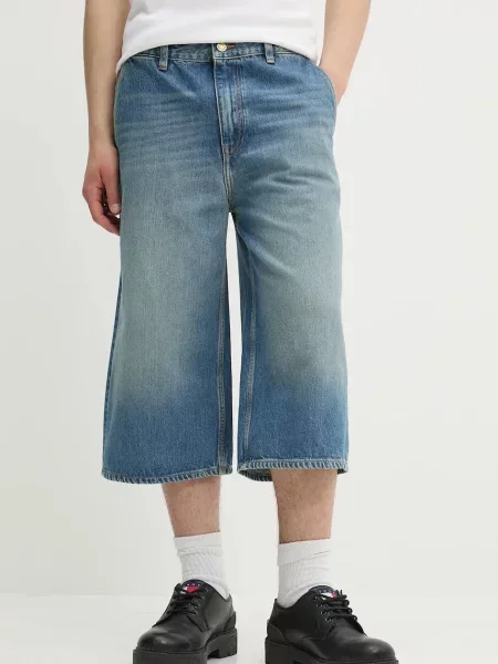 Won Hundred pantaloni scurți jeans albastru