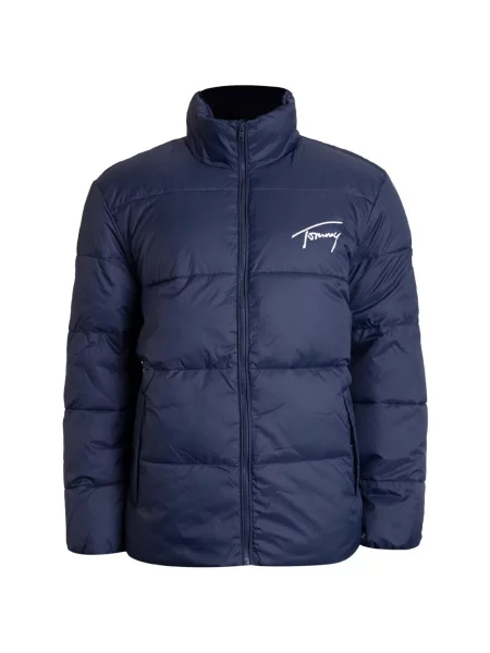 Geacă Tommy Hilfiger Jeans albastru