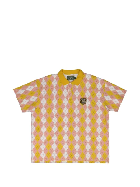 Scurt tricou polo Denim Tears galben