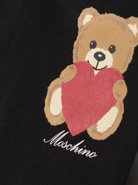 Legginsy dziecięce Moschino czarne