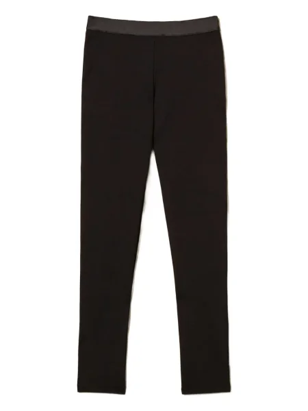 Pantaloni Twinset din satin negru