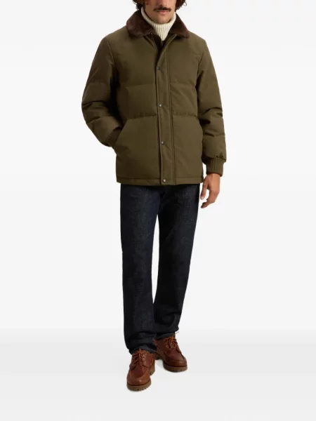 Matlasat geacă Woolrich verde