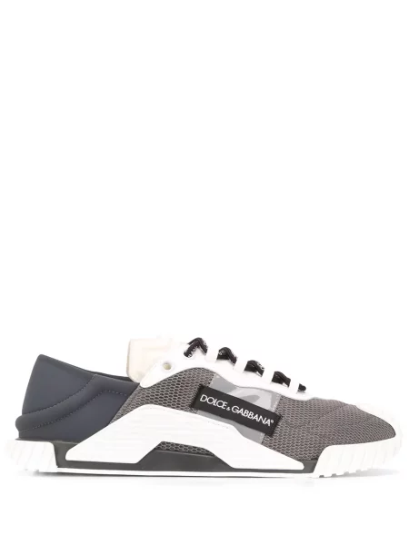 Sneakerși Dolce & Gabbana NS1 din piele gri
