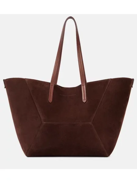 Torbica Brunello Cucinelli iz semiša bordo