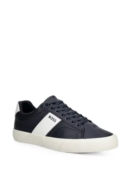 Sneakerși Boss cu imagine albastru