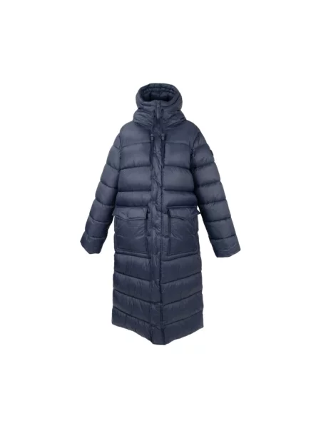 Płaszcz puchowy Sergio Moretti niebieski