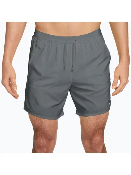 Шорти для бігу Nike Stride Dri-Fit 7" smoke grey сірі