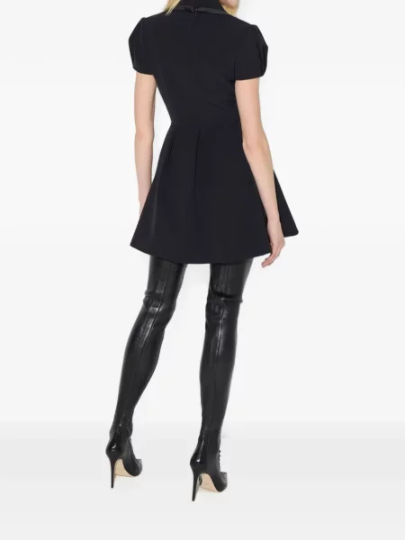 Ușor rochie mini Elisabetta Franchi din satin negru