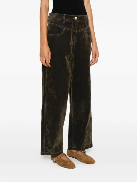 Pantaloni Momoni verde