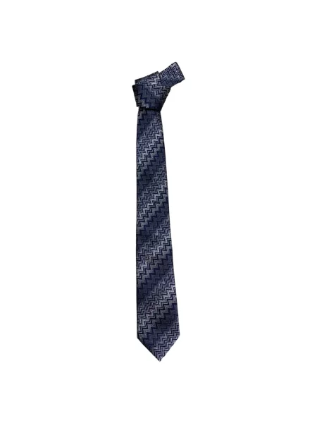 Jedwabny krawat Missoni elegancki niebieski