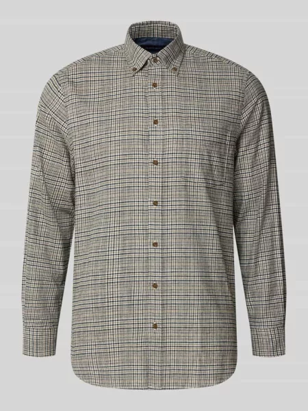 Koszula casualowa o kroju regular fit z kołnierzykiem typu button down Christian Berg Men