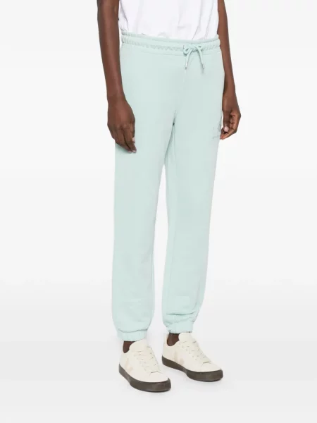 Pantaloni Gant cu broderie albastru