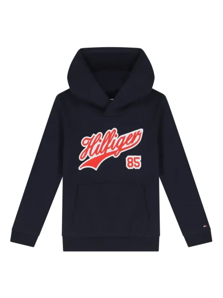Bluza z kapturem dziecięca Tommy Hilfiger czarna
