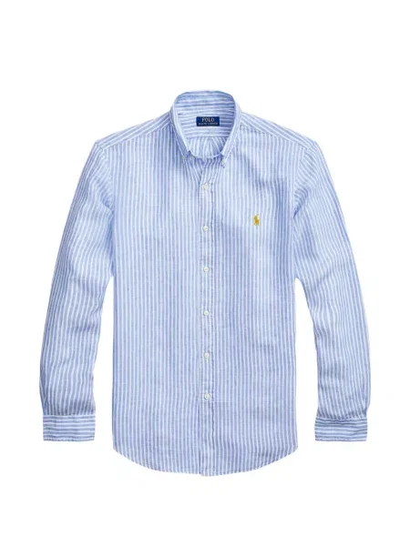 Matlasat tricou polo Polo Ralph Lauren cu decolteu rotund cu autograf roșu