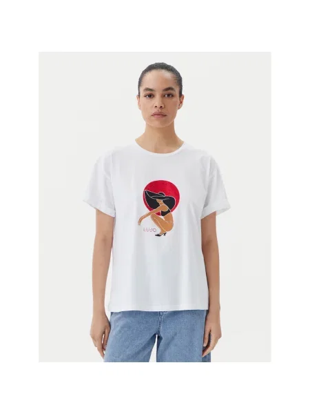 Liu Jo Beachwear T-shirt Regular Fit bijela