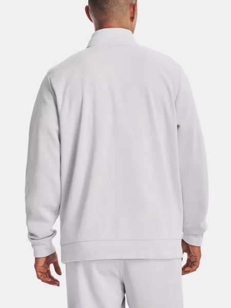 Fleecová fleecová mikina Under Armour sivá