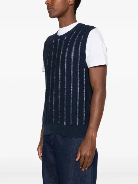 Плетен елек Amaranto синьо