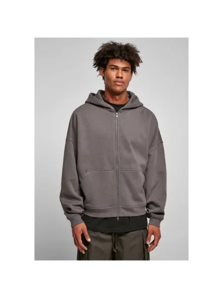 Pulover Urban Classics s kapuco siva