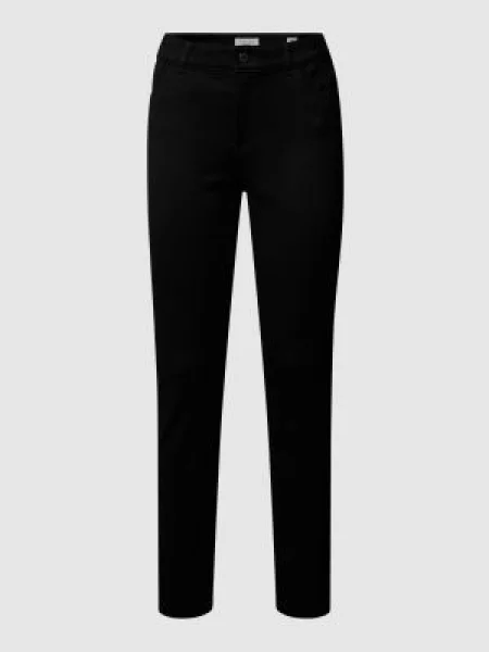 Jeansy o kroju slim fit z 5 Christian Berg Woman czarne