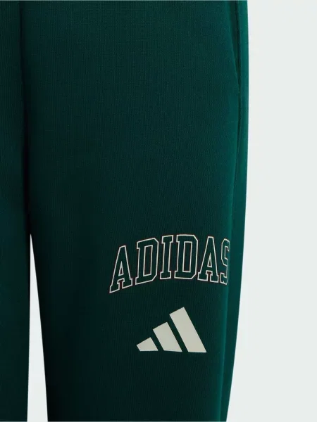 Детские джоггеры Adidas зеленые