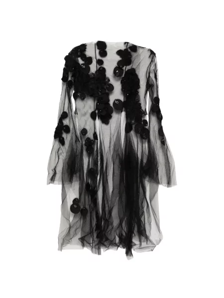 Geacă Yohji Yamamoto din dantelă negru