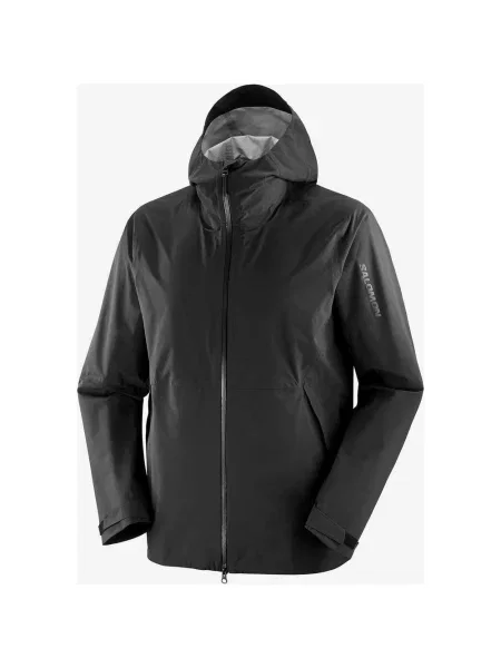 Kurtka z kapturem Salomon Outerpath Waterproof S czarna