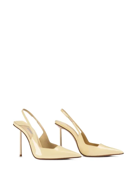 Pantofi cu toc Le Silla slingback galben