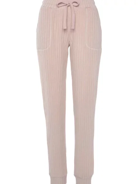 LASCANA Pantaloni cappuccino maro